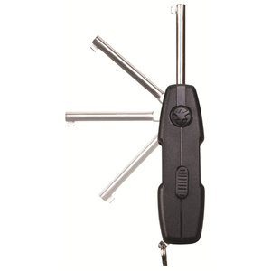 ASP AutoKey Folding Handcuff Key – Compact Stainless Steel Design with Double Lock Feature