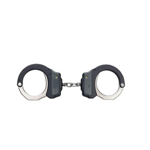 ASP Identifier Chain Ultra Plus Cuffs (Steel Bow) - Lightweight Forged Aluminum Restraints in Gray