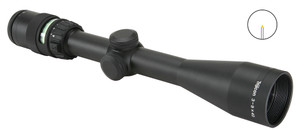 Trijicon AccuPoint 3-9x40 Riflescope with Illuminated Green Triangle Reticle – Model 200008