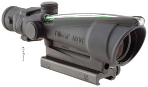 Trijicon TA11FG 3.5x35 Riflescope with Illuminated Green Chevron Reticle