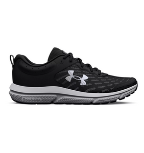 Under Armour Charged Assert 10 Running Shoes for Men - Black and White, Size 7