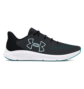 Under Armour Charged Pursuit 3 Big Logo Running Shoes - Men’s Size 11.5, Anthracite/Black/White