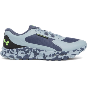 Under Armour UA Bandit Trail 3 Men's Running Shoes - Downpour Gray / Harbor Blue / Hyper Green, Size 7