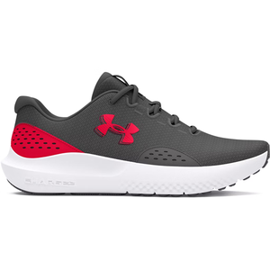 Under Armour Men's UA Surge 4 Running Shoes - Castlerock / Red, Size 11