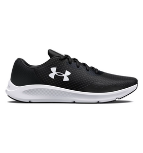 Under Armour UA Charged Pursuit 3 Running Shoes – Black/White, Size 7.5