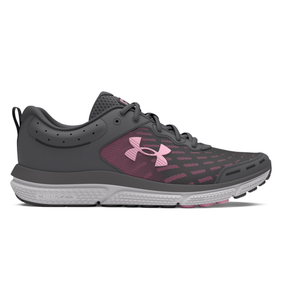 Under Armour Women's UA Charged Assert 10 Running Shoes – Breathable, Impact-Absorbing Athletic Footwear in Castlerock/Pink for Size 7