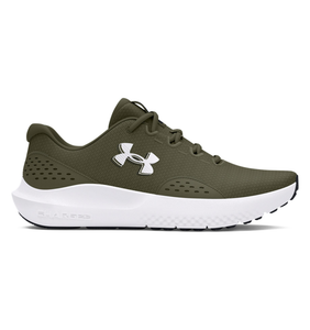 Under Armour UA Surge 4 Running Shoes Size 11 in Marine OD Green and White