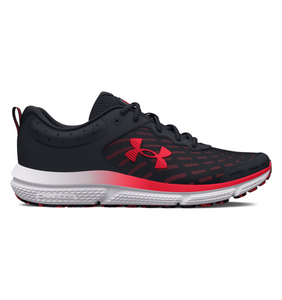 Under Armour Charged Assert 10 Running Shoes for Men - Black and Red, Size 8