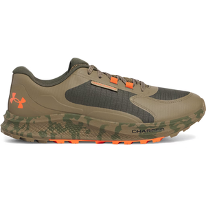 Under Armour UA Bandit Trail 3 Men's Running Shoes - Marine OD Green / Bayou / Ares Red, Size 8