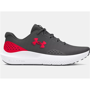 Under Armour Men's UA Surge 4 Running Shoes - Castlerock / Red, Size 13