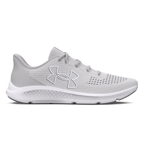 Under Armour Women's Charged Pursuit 3 Big Logo Running Shoes - Halo Gray, Size 5.5