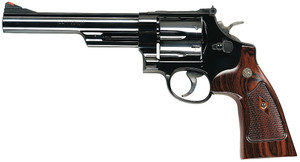 Smith & Wesson Model 29 Classic Revolver - 6.5-inch Barrel, .44 Magnum, Blued Finish, Wood Grips