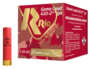 RIO Ammunition RC368 Top Target 410 Gauge Shotshells - 2.5 Inch, 1/2 Oz Shot Size 8, 1200 fps, 25 Rounds per Box