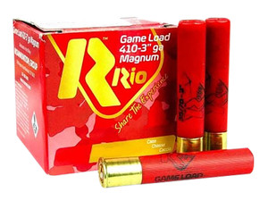 RIO Ammunition RCHV368 Game Load 410 Gauge 3-Inch Shotgun Shells with 11/16 Oz Shot Size 8 at 1150 fps