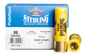Global Ordnance LLC Sterling 8698779950293 20-Gauge 2.75 Inch OO Buckshot Shotgun Shells (10/20)