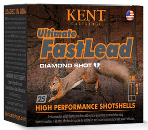 Kent Cartridge K4103UFL197.5 12-Gauge Shotshell Lead Loads for Hunting and Target Shooting
