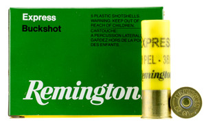 Remington Ammunition 20 Gauge Buckshot - 3 Buck, 2.75 Inch, 20 Pellets - 5 Rounds per Box