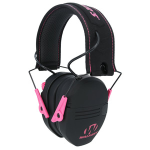 Walker's Razor Compact Electronic Earmuffs in Pink (Model: GWP-CRSEM-PK)