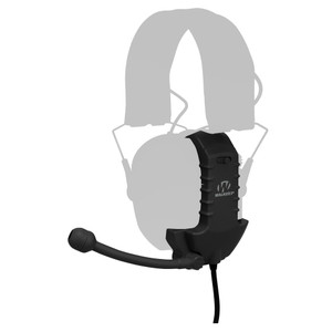 Walker's Razor Com Link Attachment with PTT for Razor Muffs - Black
