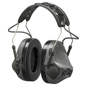 3M Peltor ComTac VIII Defender Gray Electronic Earmuff for Hearing Protection and Communication