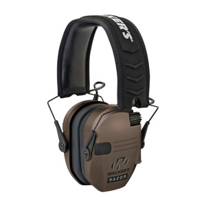 Walker's Razor SLM Electronic Earmuff in Flat Dark Earth - Hearing Protection for Shooting and Hunting