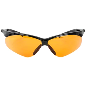 Walker's Crosshair Sport Glasses with Amber Lenses - Black Polycarbonate Safety Eyewear