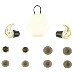 AXIL X30i Earplugs with Dynamic Mesh Filtering System - White