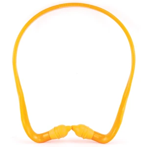 Radians Rad Band 2 Orange Rubber Ear Plugs – Comfortable Hearing Protection