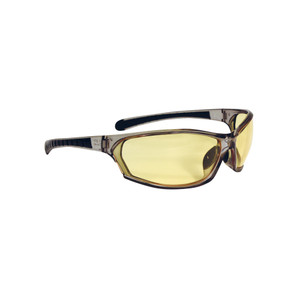 Radians Barrage Shooting Glasses with Amber Polycarbonate Lenses, Gray