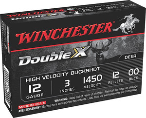 Winchester Ammo SB12300 12 Gauge 3-inch 00 Buckshot - Buffered Lead for Hunting