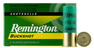 Remington Ammunition 20620 12 Gauge 00 Buckshot, 2.75-Inch, 9 Pellets per Round
