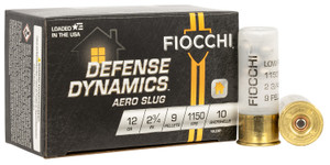 Fiocchi Defense Dynamics 12 Gauge Low Recoil Buckshot - 2.75 Inch, 1 Buck Shot, 10 Rounds per Box
