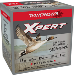 Winchester Ammo Xpert 12 Gauge 3.5-Inch 1-3/8 Oz #3 High Velocity Shotshells (WEX12L3)