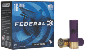 Federal Game-Shok Upland 16 Gauge Shotshells, 1 oz, Lead, 2.75 Inch, 8 Shot – Reliable Hunting Ammo