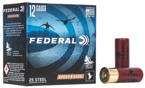 Federal Speed-Shok 12 Gauge Steel Shotgun Ammo, 2.75 Inch, 1 1/8 oz, Shot Size 3, 1500 fps Muzzle Velocity