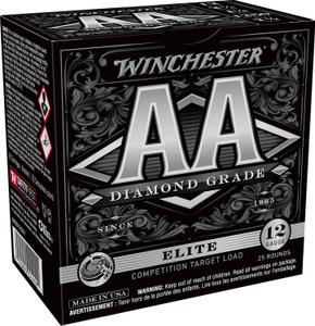 Winchester Ammo AA Diamond Grade 12 Gauge Shotshells - 1 1/8 oz, 7 Shot, 1250 fps, 25 Rounds