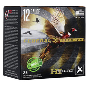 Federal Premium HVF12HW5 12 Gauge Fiber Wads - 2.75 inch, 1 1/4 oz, Shot Size 5, 1330 fps - Pack of 25 Rounds