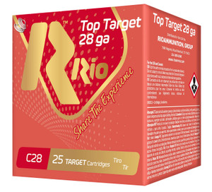 RIO Ammunition TT288 28 Gauge Target Shotshells – 2.75 Inch, 3/4 Oz, Size 8 Shot, 25 Rounds per Box