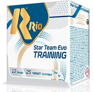RIO Ammunition Star Team Evo 12 Gauge Shotshells – 2.75 inch, 1 1/8 oz, Shot Size 7.5, 25 Rounds per Box
