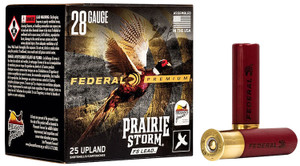 Federal Premium Prairie Storm FS Lead 28 Gauge Shotshells - 3 Inch, 7/8 oz, Size 6, 1300 fps, 25 Rounds per Box