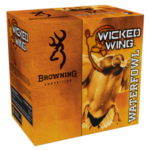 Browning Ammo Wicked Wing XD 12 Gauge Steel Shot - BB, 3.50 Inch, 1 1/2 oz, 1500 fps, Pack of 25 Rounds