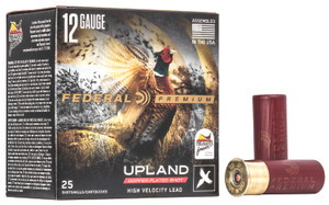 Federal Premium Wing-Shok Pheasant Forever High-Velocity 12 Gauge Shotgun Ammunition, 2.75 inch, 6 Shot Size, 1 1/4 oz, 1500 fps - 25 Rounds per Box