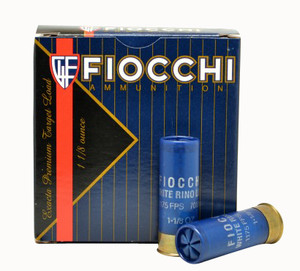 Fiocchi Exacta Target Loads White Rino 12 Gauge Shotshells, 1 1/8 oz, 7.5 Shot, 1150 fps, 25 Rounds per Box