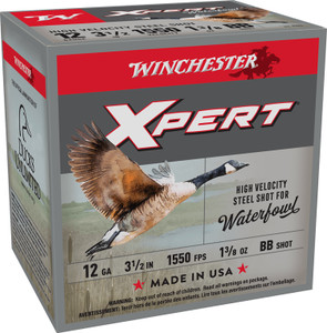 Winchester Ammo WEX12LBB Xpert 12 Gauge High Velocity Shotshells - 3.5 Inch, 1 3/8 oz BB Shot, 1550 fps