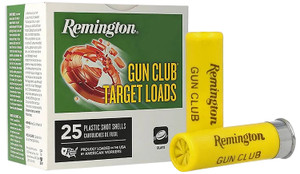 Remington Ammunition Gun Club 20 Gauge 8 Shot, 7/8 oz, 1200 fps – 25 Rounds per Box