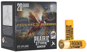 Federal Premium Prairie Storm FS Lead Shotshell 20 Gauge, 2.75 inch, 1 oz, Shot Size 4, 1350 fps - PFX204FS4