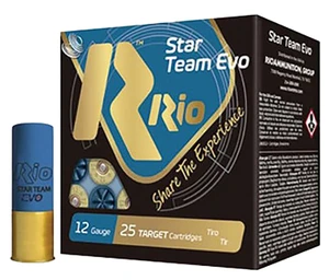 RIO Ammunition STT328 Rio Star Team Evo 12 Gauge Shotshells - 1 1/8 oz, 8 Shot, 1200 fps, 25 Rounds per Box