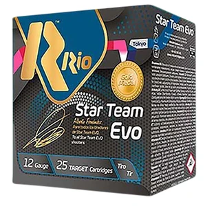 RIO Ammunition ST32HV8 Team Evo 12 Gauge Shotshells – 1 1/8 oz, 8 Shot, 1300 fps, 25 Rounds per Box