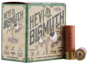 Hevi-Shot HEVI HS14001 Bismuth Shotshell for 12 Gauge Hunting, 3 Inch, Size 1
