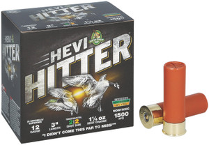 Hevishot HEVI-HITTER 12 Gauge Shotshell 3 Inch 1-1/4 Oz - Pack of 25